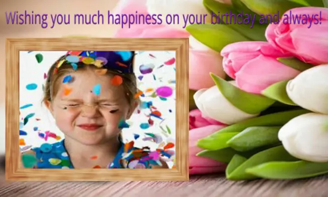 Happy Birthday Photo Frame android App screenshot 11